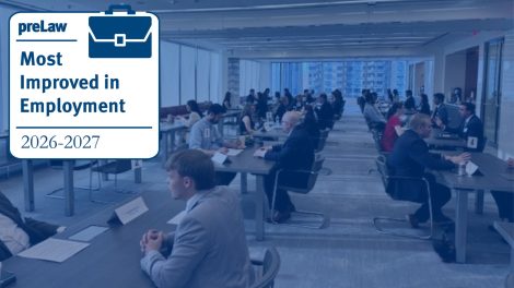 Hofstra Law awarded Most Improved in Employment